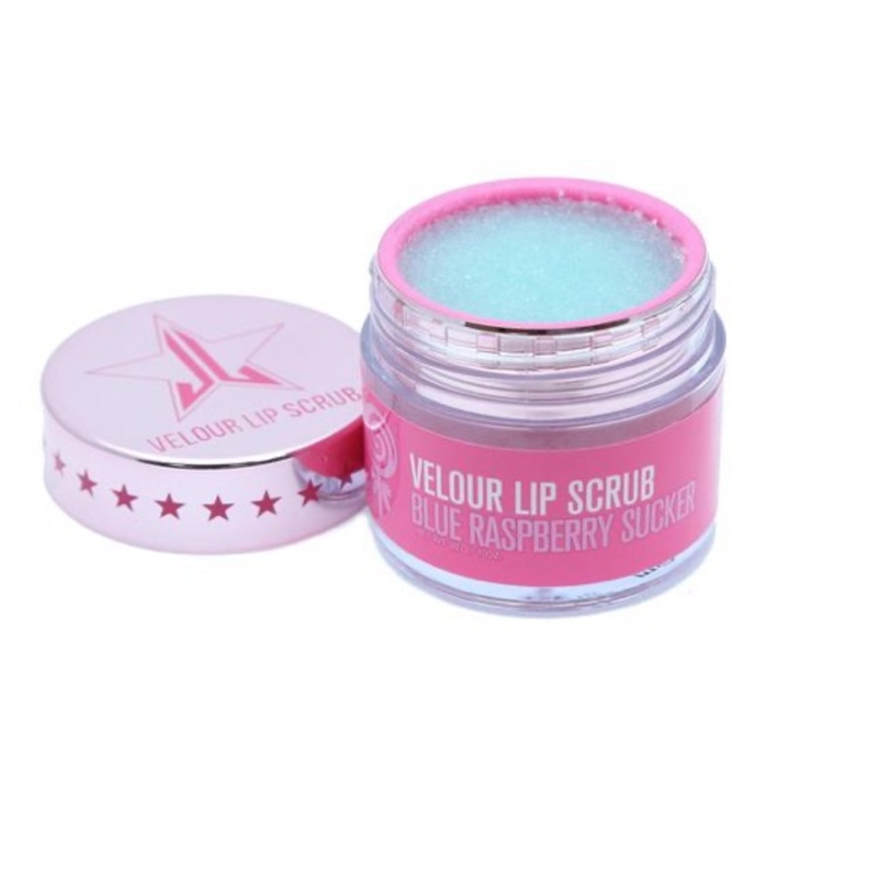🍭Jeffree lip scrub in blue raspberry sucker 🍭